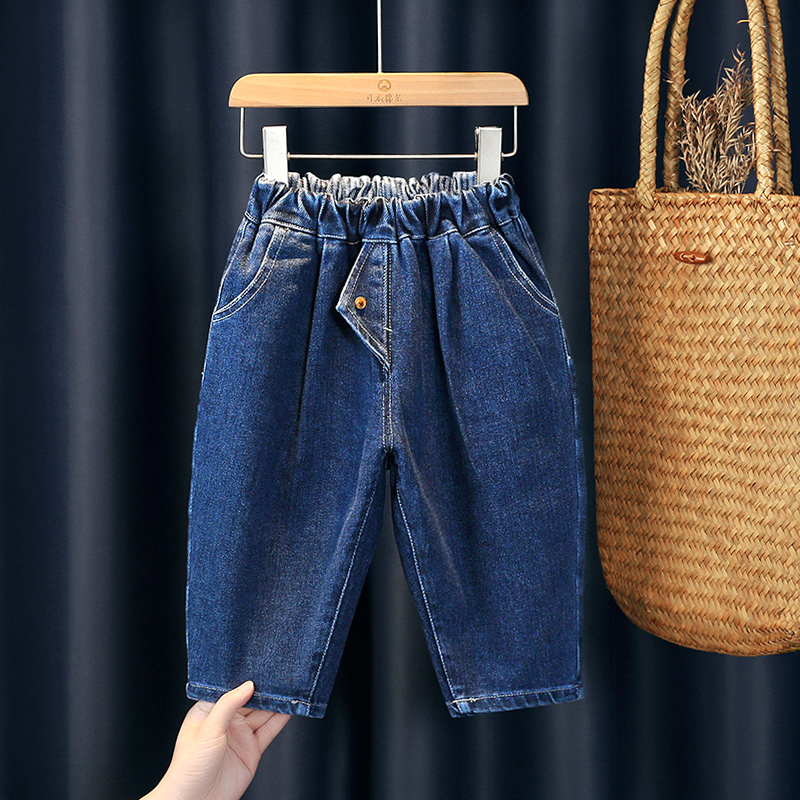 长裤纯棉牛仔牛仔裤软裤子