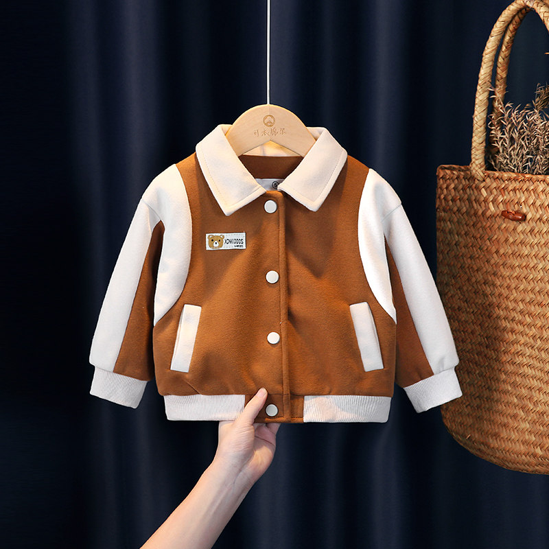 女童外套春装2026新款卫衣宝宝儿童洋气时髦上衣男童休闲棒球服