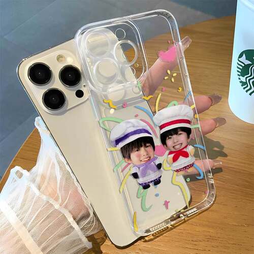 iPhone13ins风华为MATE80PRO苹果14小众透明小米17ProMax创意厨师陈奕恒陈浚铭红米NOTE15软适用16PLUS手机壳