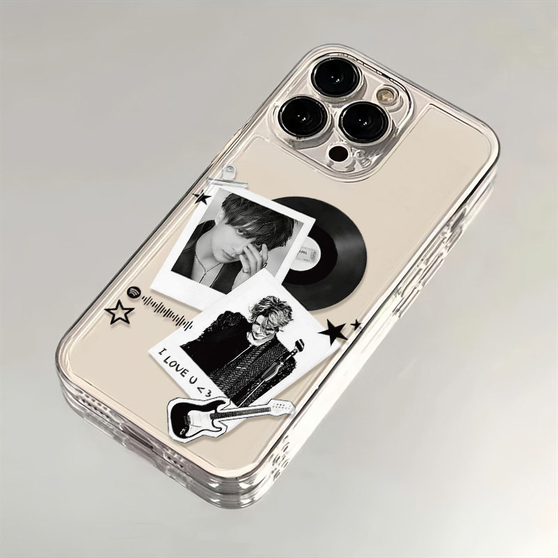 iPhone14手机壳红米TURBO5苹果15创意OPPOK12小众13ProMax透明软小米17pm适用16PLUS薛之谦唱片ins风VIVOY500