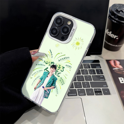 华为PURA90小众iPhone14彩银苹果13创意OPPORENO16硬17ProMaxins风荣耀600适用15PLUS高级感手机壳心态好张杰
