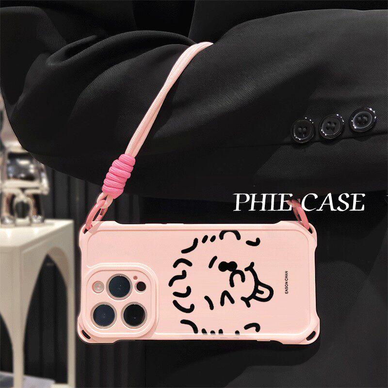 红米note14Eason陈奕迅苹果16透明15plus手机壳软四角开孔iPhone13斜挎手腕挂绳12ProMax适用荣耀x50防摔周边