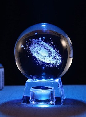 轻奢北欧式水晶球摆件客厅酒柜电视柜办公室礼品摆件家居装饰