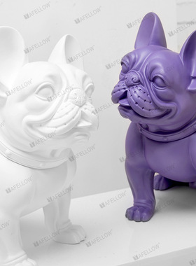 家居摆件现代简约跨境商品家居装饰品宝宝玩具生日礼物坐姿狗