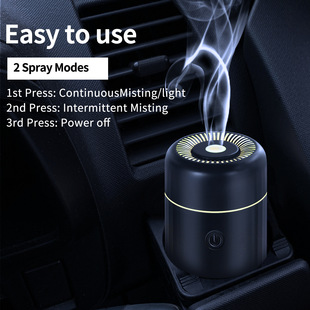 100ml车载香薰机家用汽车加湿器mini便携冷雾扩散器 Diffuser新款