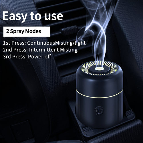 Diffuser新款100ml车载香薰机家用汽车加湿器mini便携冷雾扩散器