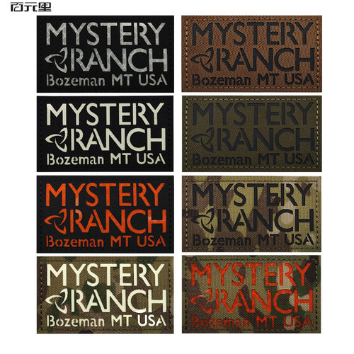 神秘农场MYSTERY反光IR面料红外切割夜光臂章魔术贴夜间识别章
