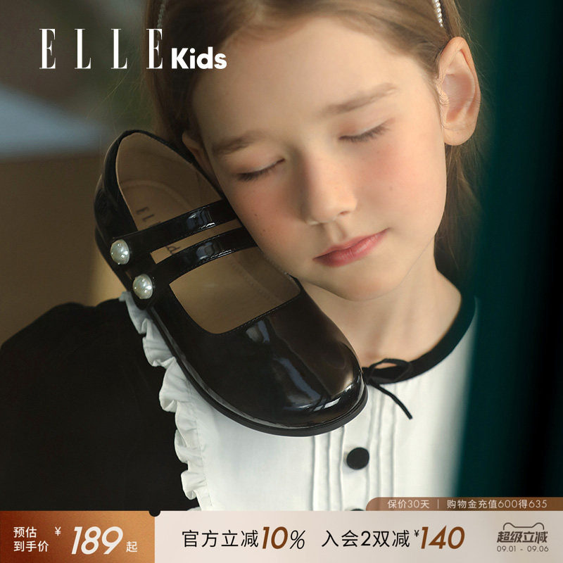 ELLEkids女童皮鞋夏季新款2022图片