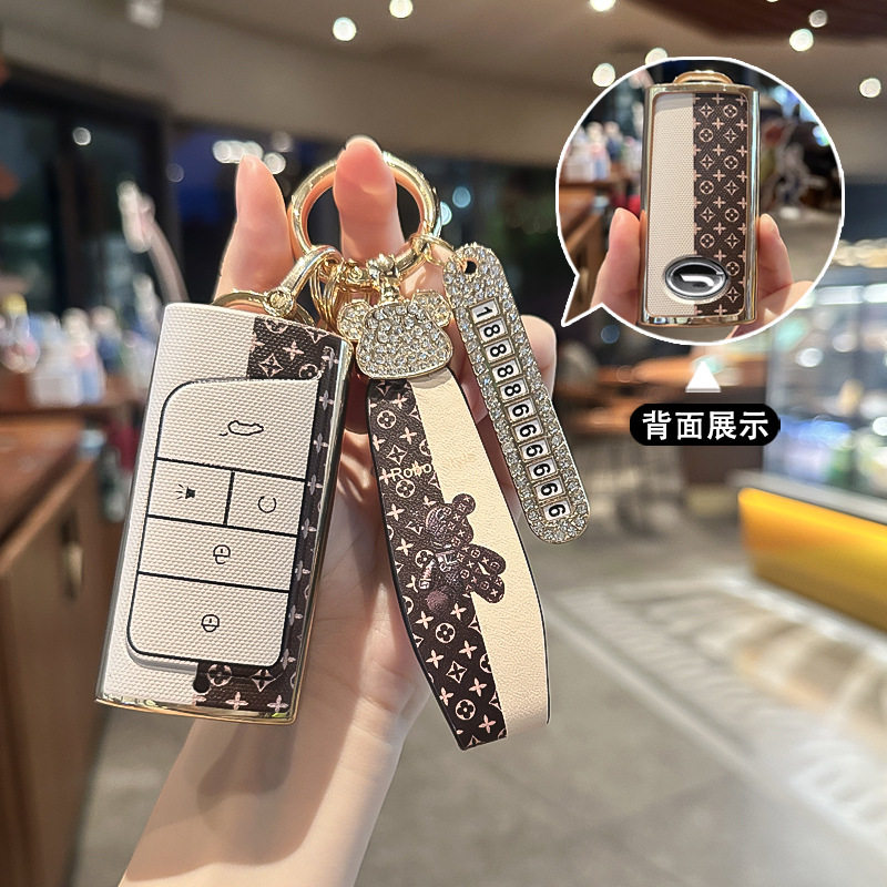 适用传祺GS4钥匙套M6传奇GS5汽车GA8包GS8扣GA6套GS7 M8 GS3 GA4