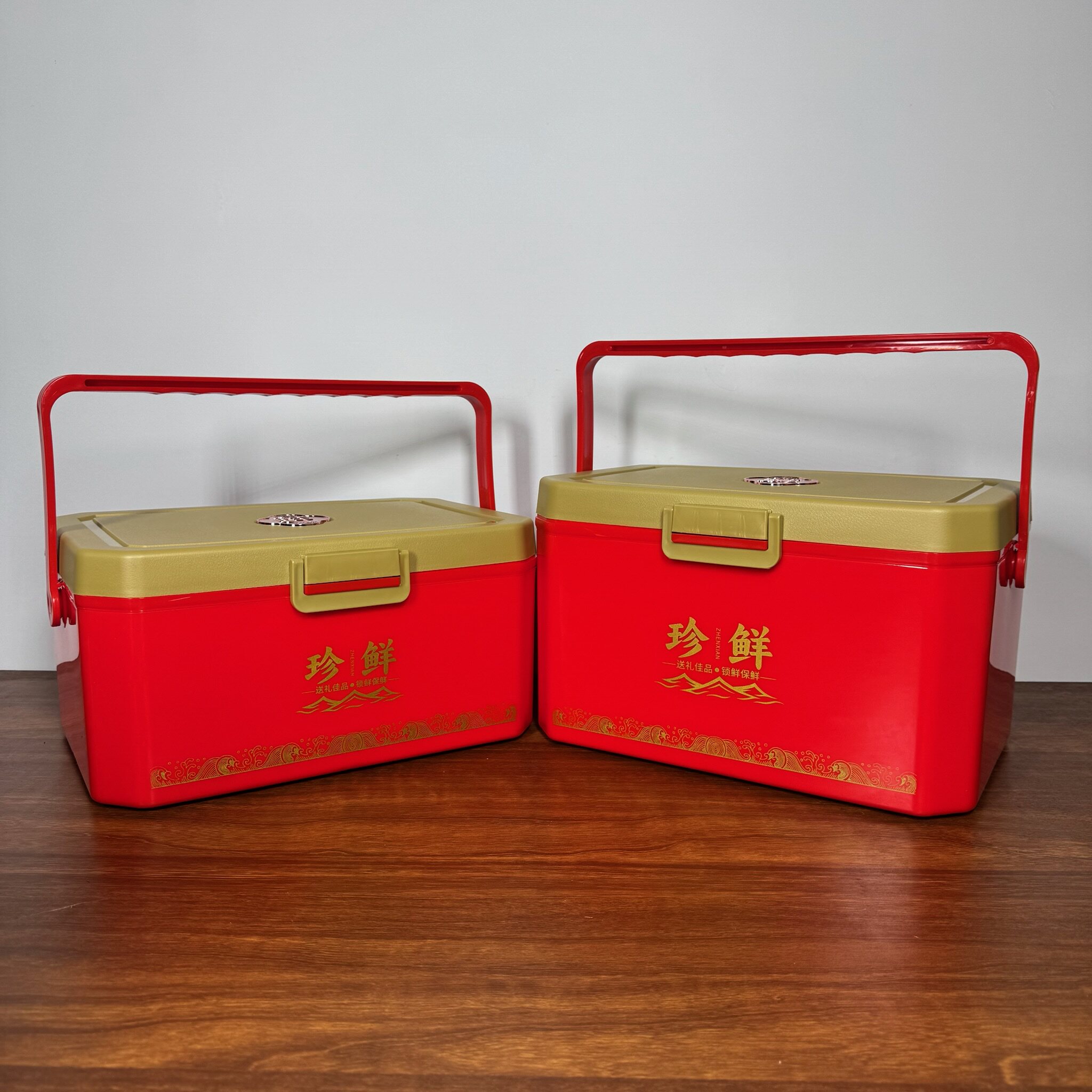新款即食海参包装盒手提鲜食海参礼品盒2斤3斤5斤10斤保温箱品鲜图片