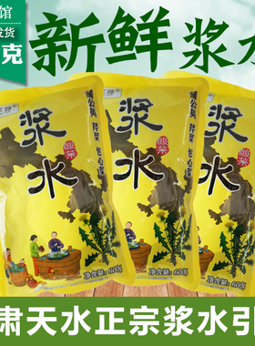 浆水酸菜甘肃天水陇浆源浆水面鱼散饭酸菜芹菜包菜蒲公英混合特产