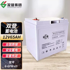 双登6-GFM-65蓄电池12V65AH太阳能机房设备直流屏UPS消防EPS电源
