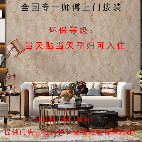 加厚墙布无缝全屋背景墙纸客厅壁布高级感2025新款卧室壁纸包安装 - 封面