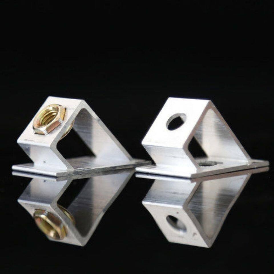 平开门铝合金门框直角塑料角码铝角码推拉门窗户拼接活动角码