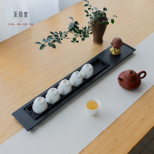 闻石简约轻奢多功能乌金石杯架