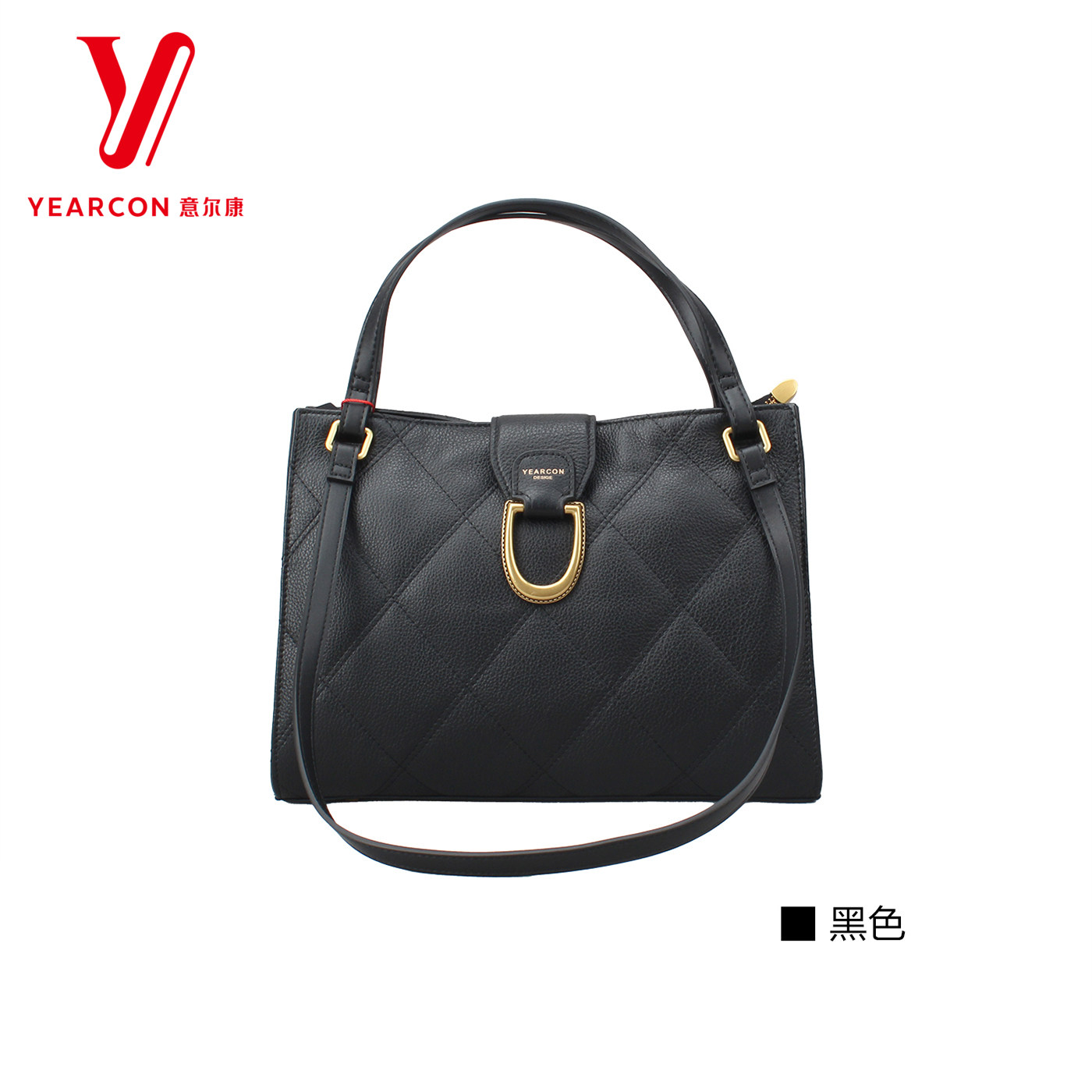 意尔康2025冬季新款手提女包大容量单肩斜挎包百搭气质包58Y23848