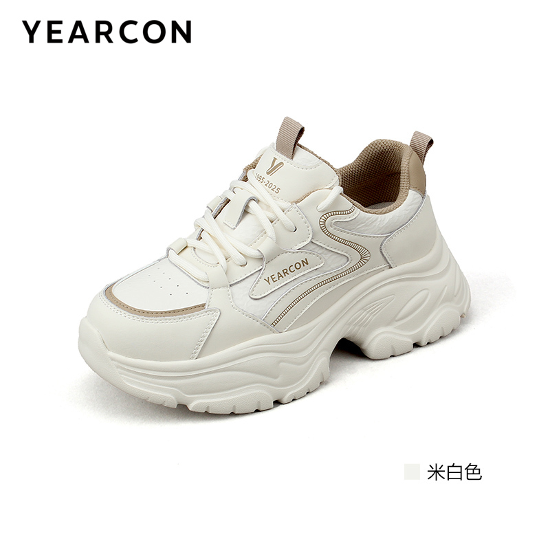 意尔康2025秋季新款透气老爹鞋