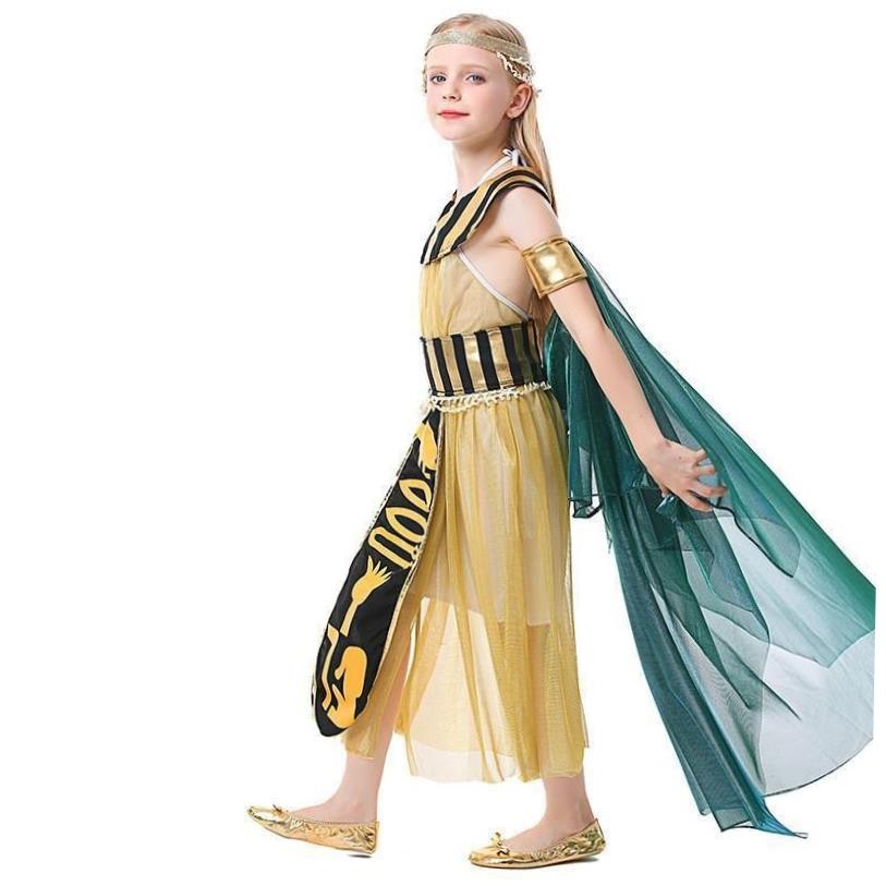 NewUmorden Halloween Cleopatra Costume for Girls Child Kids