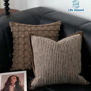 Striped wide-edge pillowcase, cushion and pillow cover抱枕套