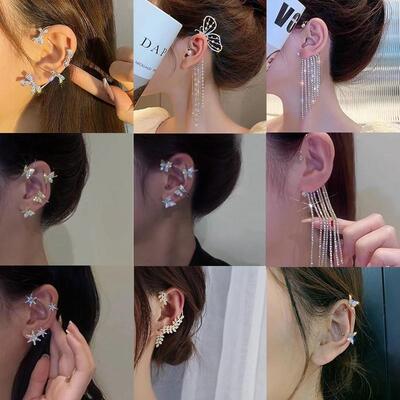 temperament Butterfly Ear Clips Without Piercing Earring饰品