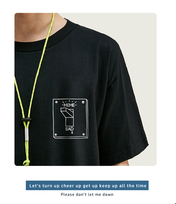 重磅棉今日创意短袖T恤Turnmeon