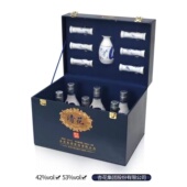 山西杏花集团原浆30皮箱清香型53度500ml整箱6瓶高档礼盒送礼酒具