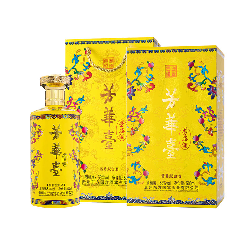 芳华台53度酱香型纯粮坤沙500ml