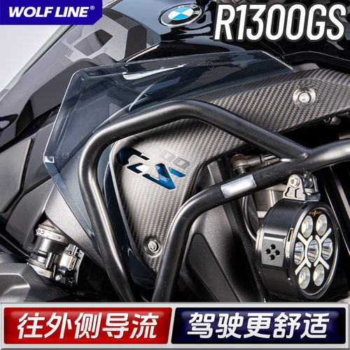 适用24+R1300GS改装前侧挡风