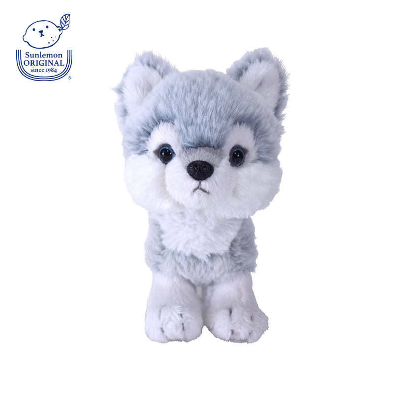 sunlemon仿真小狼毛绒玩偶公仔
