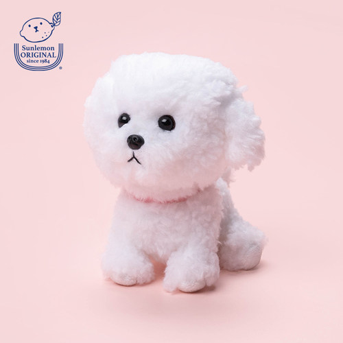 sunlemon仿真比熊犬毛绒狗狗玩偶