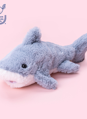 sunlemon仿真小鲨鱼毛绒玩偶公仔玩具可爱儿童睡觉抱礼物生日娃娃