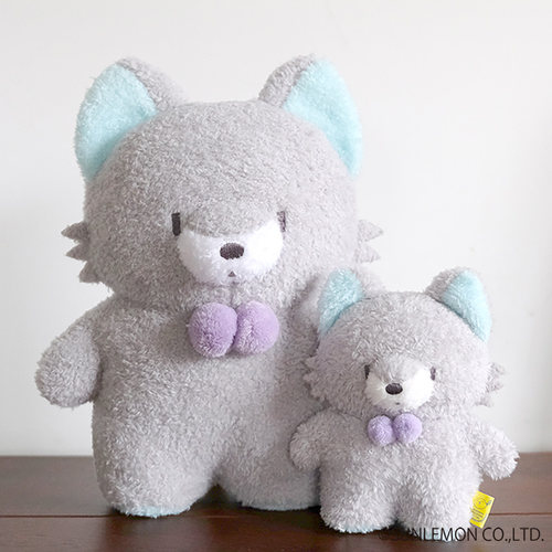 sunlemon小狼毛绒站立玩偶