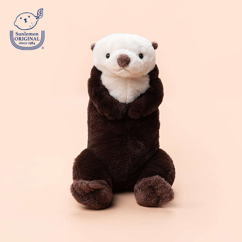 sunlemon仿真海獭毛绒玩偶睡觉抱枕儿童安抚娃娃生日公仔可爱礼物,玩具/童车/益智/积木/模型,毛绒/玩偶/公仔/布艺类玩具,淘宝优惠券,粉丝福利购,淘宝优惠卷