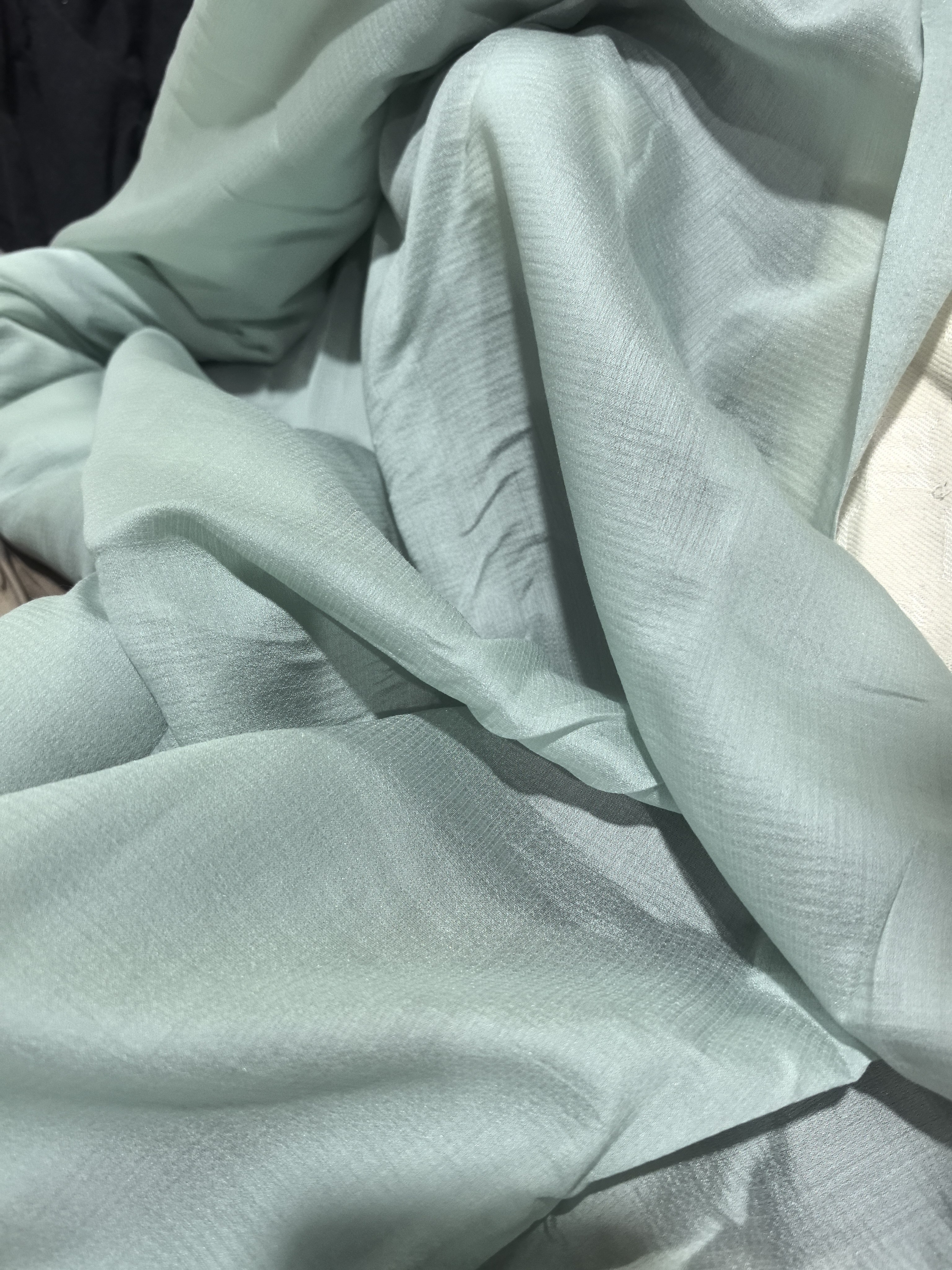 3米×1.4天丝苎麻80支轻薄海绵垫/布料/面料/