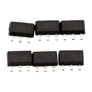 三端稳压管 78L05 78L05/HT7550/7150/7130A D882三极管器 SOT-89