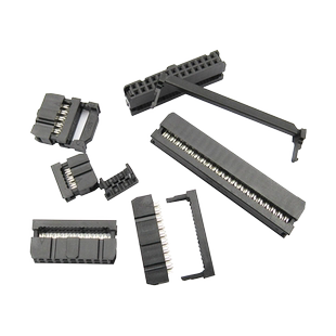 FC压线头排线头牛角插头 FC-6/8/10/16/20/26/40/50/64P 2.54MM