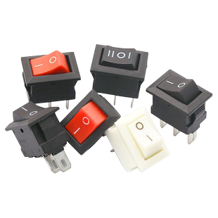 船型开关电源开关按钮小船形按键翘板小型电子秤2脚三脚两档KCD11