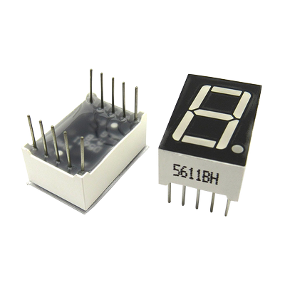0.56英寸红色一位共阳数码管