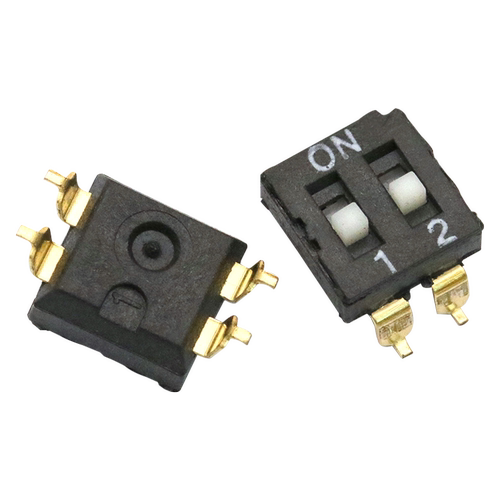 【TELESKY】间距2.54MM 2位 拔码开关 贴片 二位拔码开关 (2个)