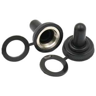 钮子防水帽直径12MM大钮子开关帽摇臂拨动按钮开关防水帽防尘帽