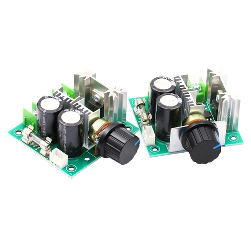 直流电机调速器 PWM调速开关马达风扇控制器12V-40V10A无级变速