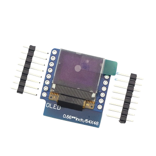 0.66英寸OLED显示模块 液晶屏模块IIC/I2C接口 FOR D1 显示模块