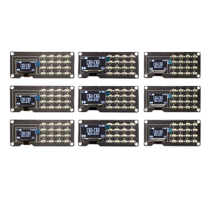 12864屏0.96寸OLED显示屏模块带矩阵按键 键盘1.3寸液晶屏IIC