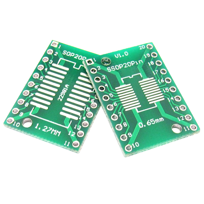转接板SSOP20贴片转直插DIP0.65