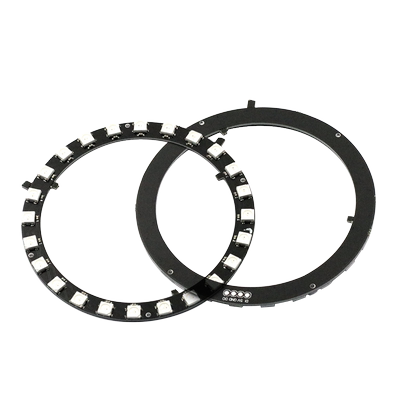 RGBLED内置全彩驱动板彩灯圆形