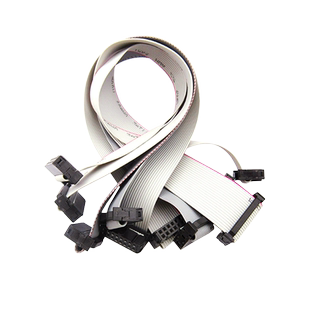 灰排线 FC-10P/14/16/20P双头线 电缆AVR连接线 30CM间距2.54MM