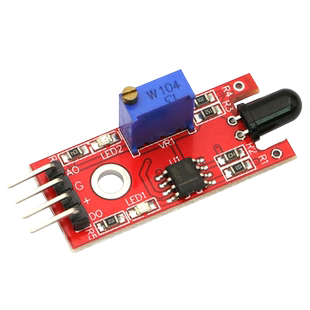 TELESKY 火焰传感器模块 小车火源检测板火源探测报警FOR传感器