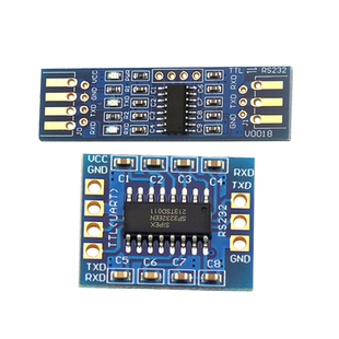 RS232 SP3232 TTL转RS232模块 RS232转TTL 刷机线沉金板串口模块