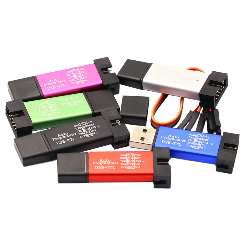 STC单片机51程序自动下载线烧录器USB转TTL免手动bios启编程器ISP