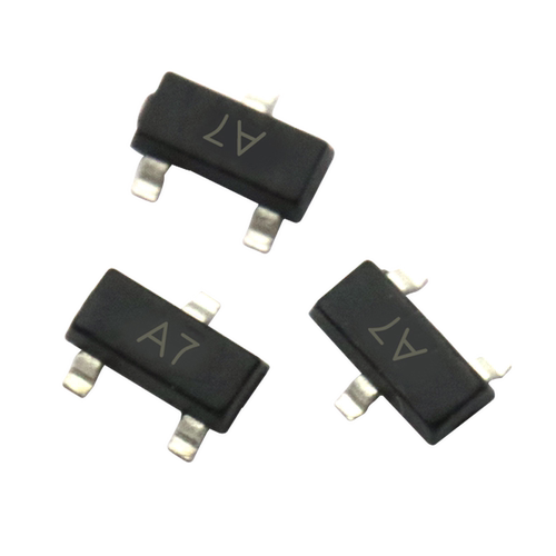BAV99LT1G NUP2105贴片二极管 开关二极管 SOT23 印字A7/D4 27E